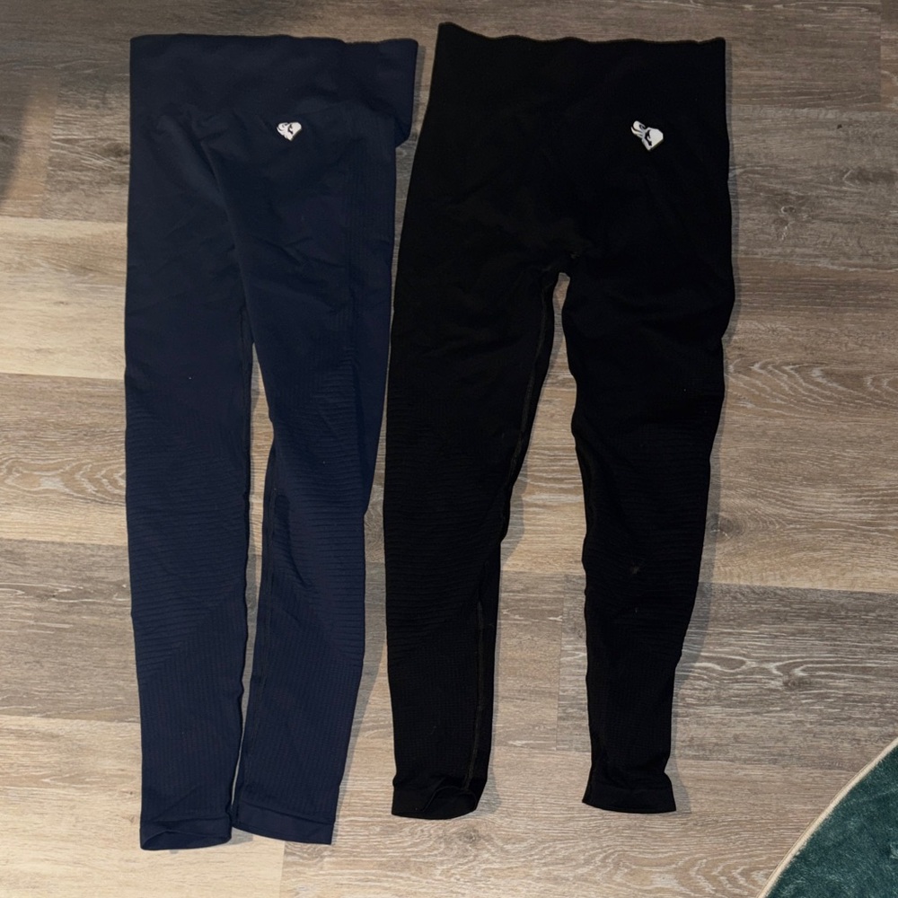 Womens Best Black and Navy Leggings